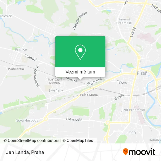 Jan Landa mapa