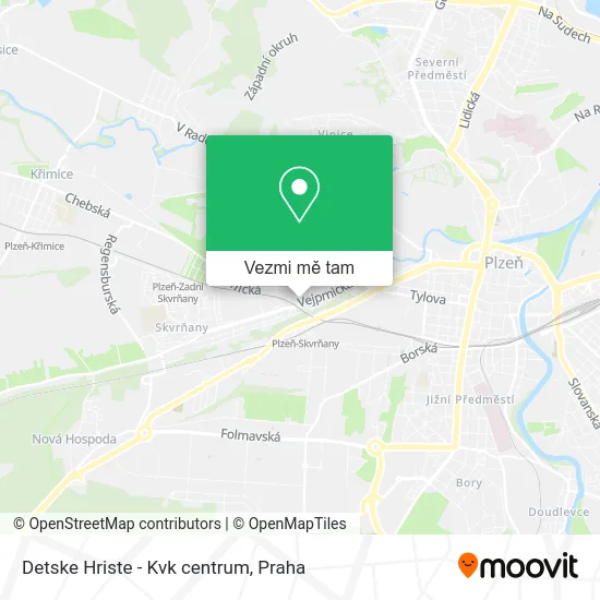 Detske Hriste - Kvk centrum mapa