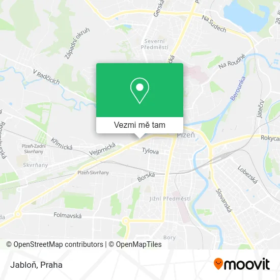 Jabloň mapa