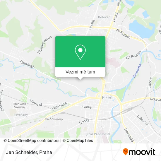 Jan Schneider mapa