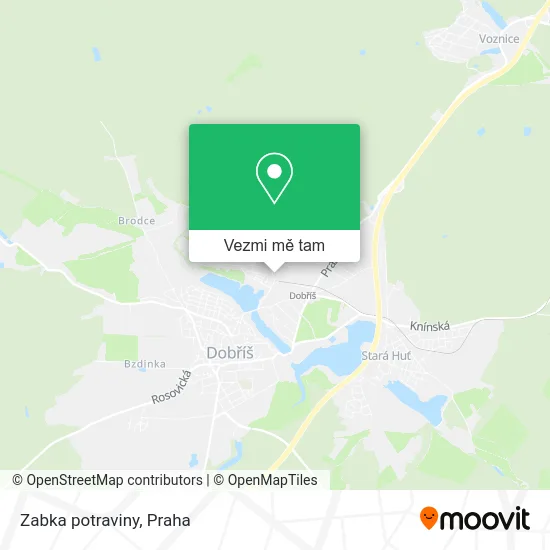 Zabka potraviny mapa