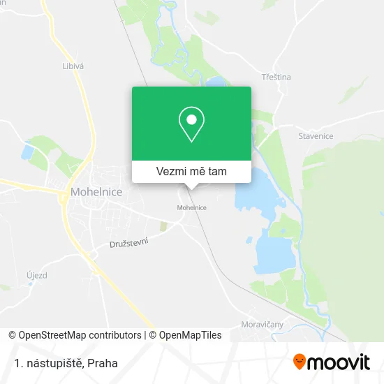 1. nástupiště mapa
