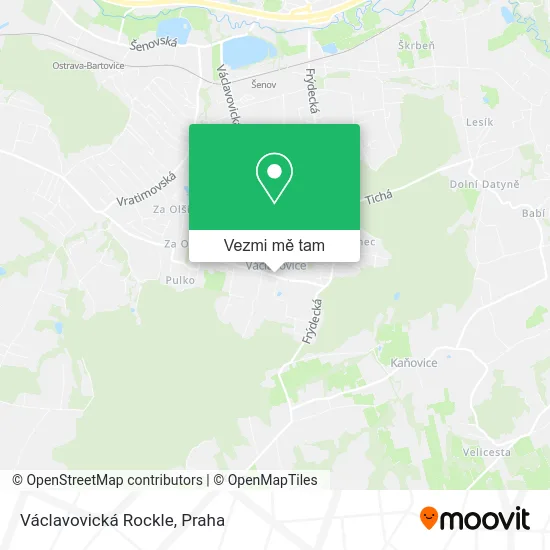 Václavovická Rockle mapa