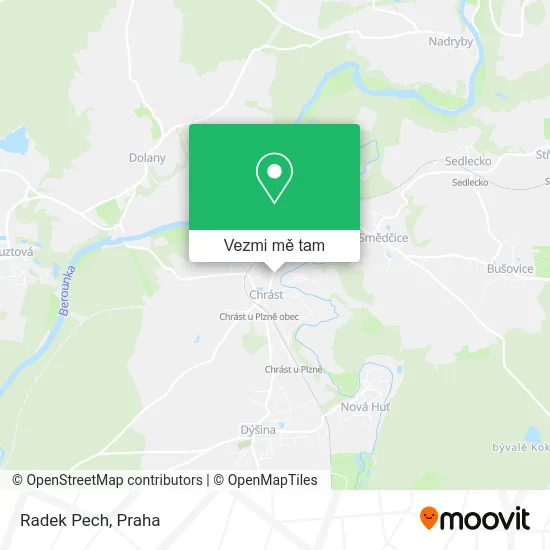 Radek Pech mapa