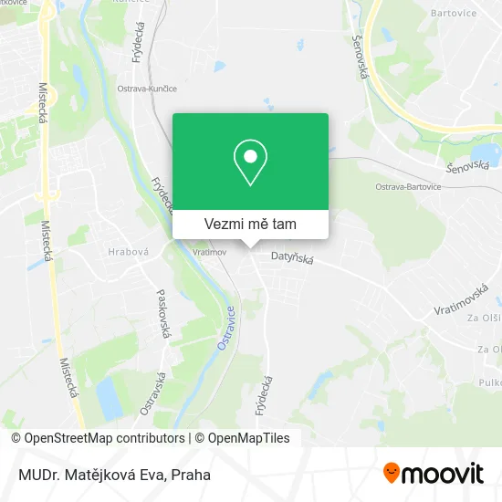 MUDr. Matějková Eva mapa