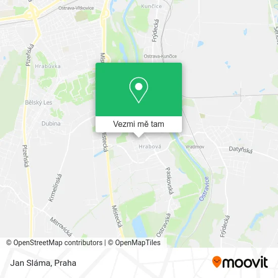 Jan Sláma mapa