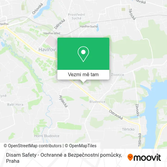 Disam Safety - Ochranné a Bezpečnostní pomůcky mapa