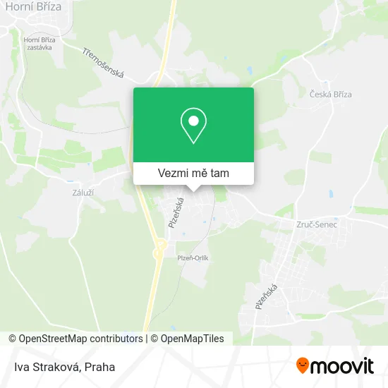 Iva Straková mapa