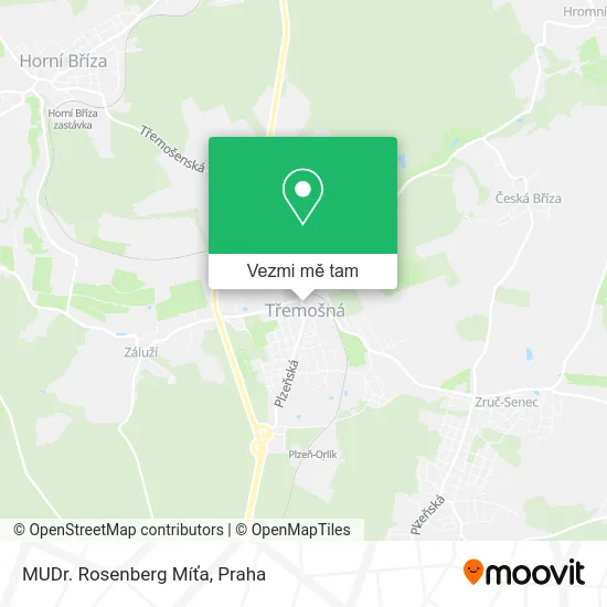 MUDr. Rosenberg Míťa mapa