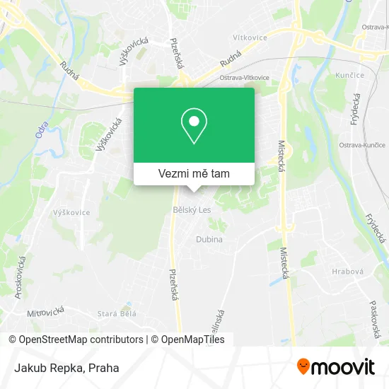 Jakub Repka mapa