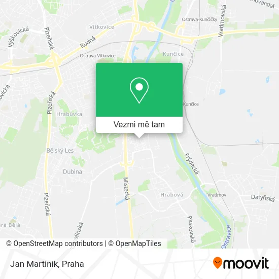 Jan Martinik mapa