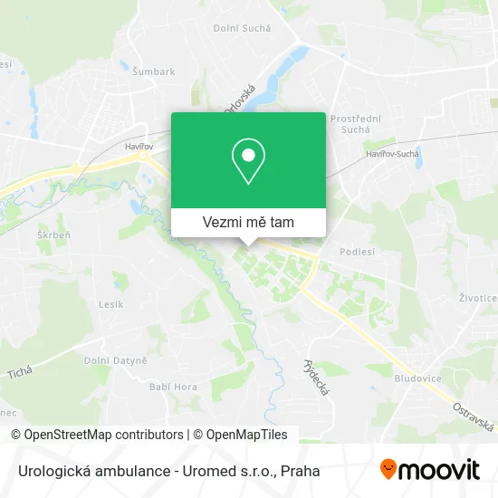 Urologická ambulance - Uromed s.r.o. mapa