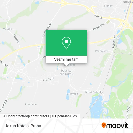 Jakub Kotala mapa