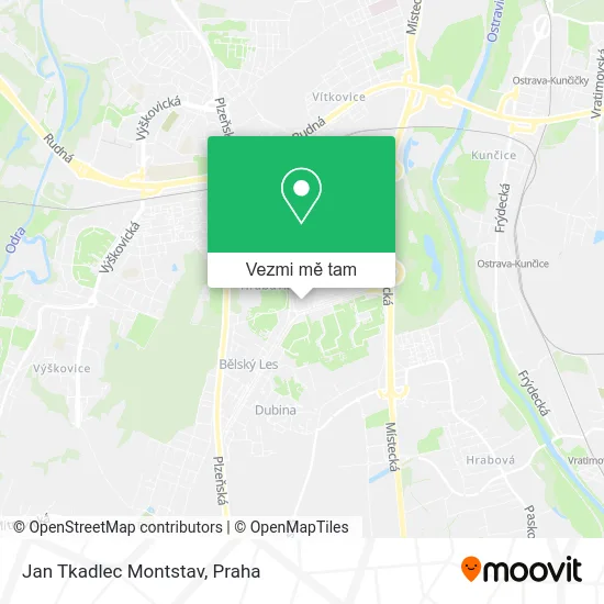 Jan Tkadlec Montstav mapa