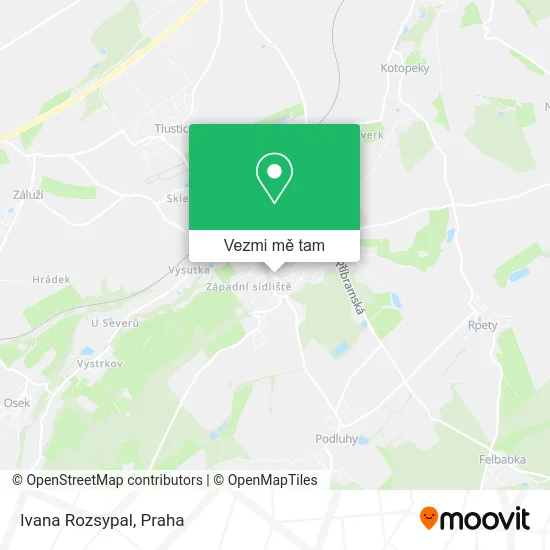 Ivana Rozsypal mapa
