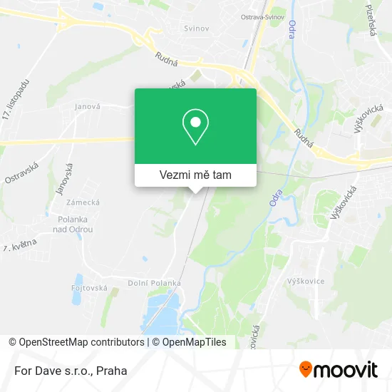 For Dave s.r.o. mapa