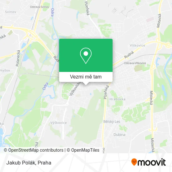 Jakub Polák mapa