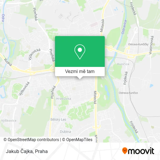 Jakub Čajka mapa