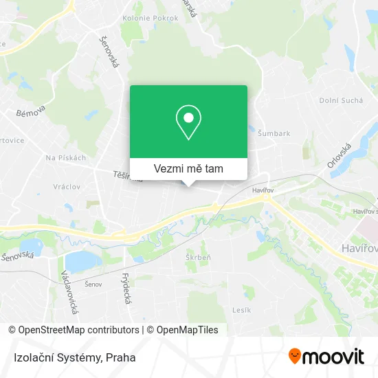 Izolační Systémy mapa