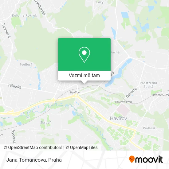 Jana Tomancova mapa