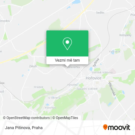 Jana Pitinova mapa