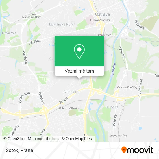 Šotek mapa