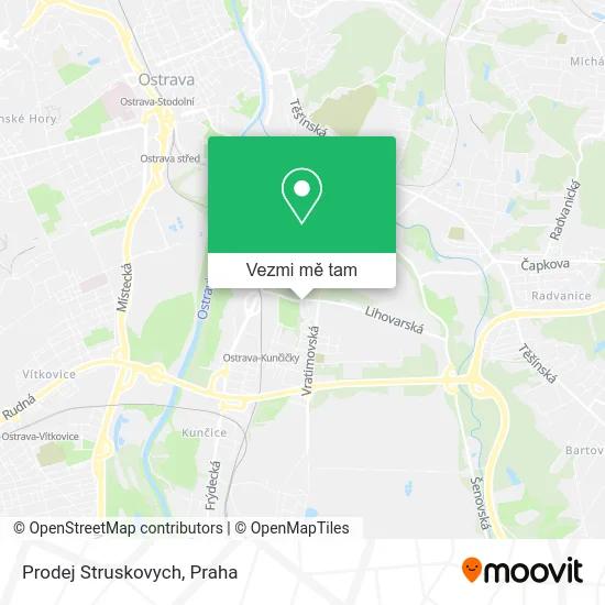 Prodej Struskovych mapa