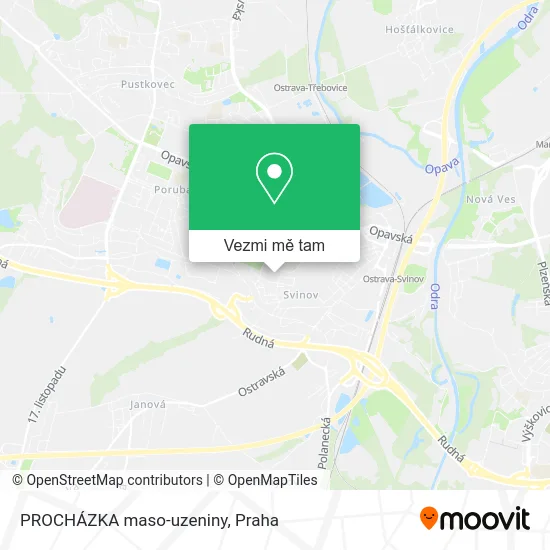 PROCHÁZKA maso-uzeniny mapa