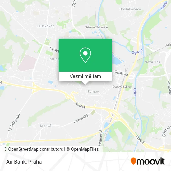Air Bank mapa