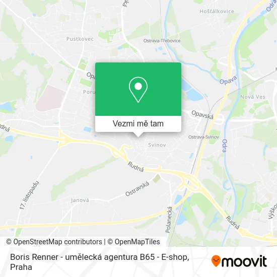 Boris Renner - umělecká agentura B65 - E-shop mapa