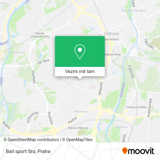 Bail sport Sro mapa