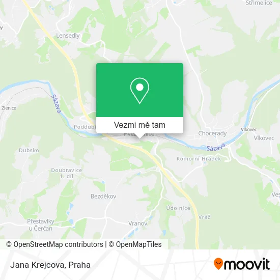 Jana Krejcova mapa