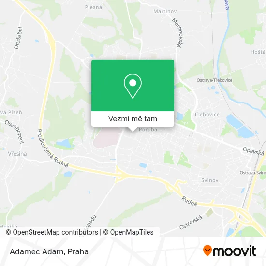 Adamec Adam mapa