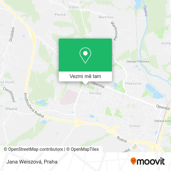 Jana Weiszová mapa