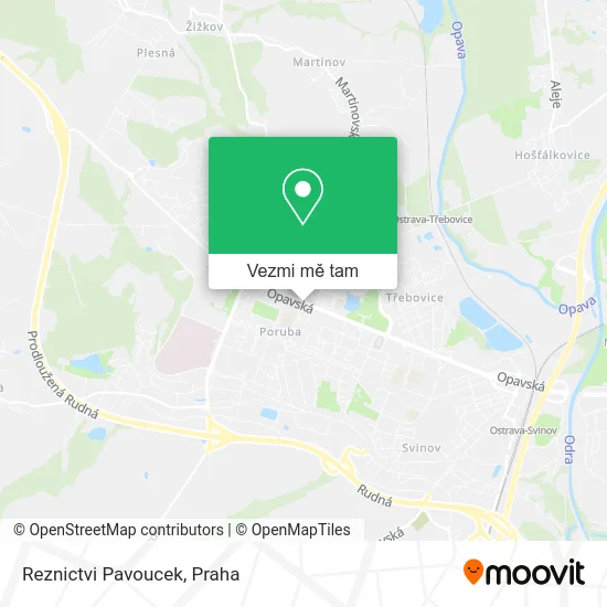 Reznictvi Pavoucek mapa