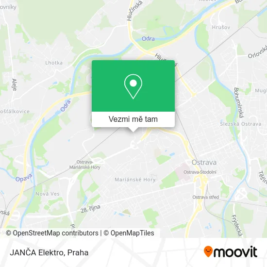 JANČA Elektro mapa