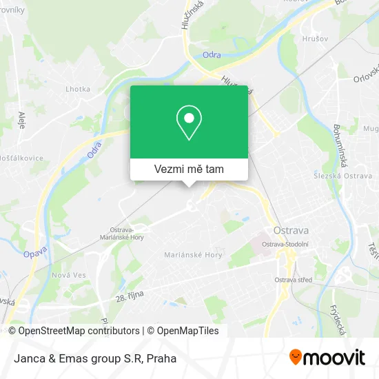 Janca & Emas group S.R mapa