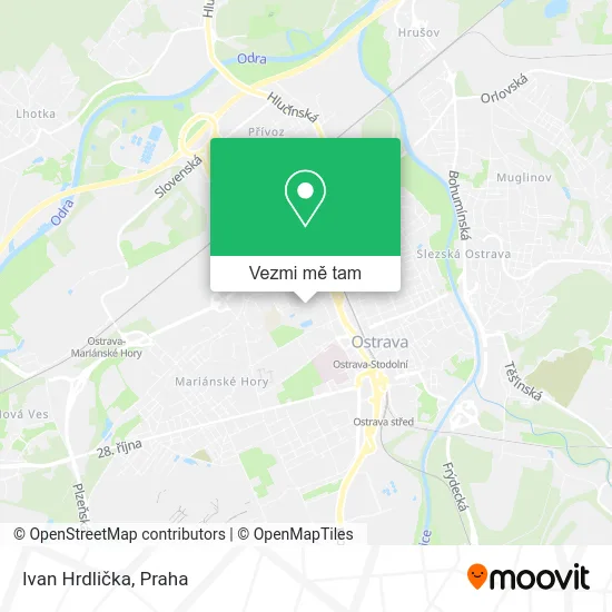 Ivan Hrdlička mapa