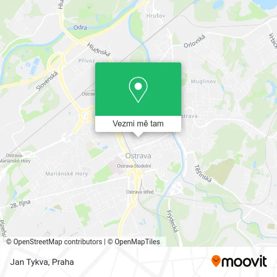 Jan Tykva mapa