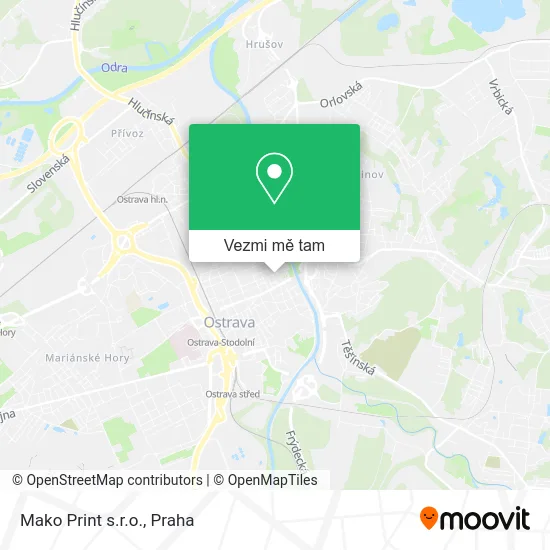 Mako Print s.r.o. mapa