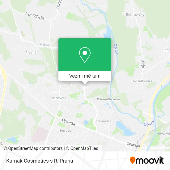 Kamak Cosmetics s R mapa