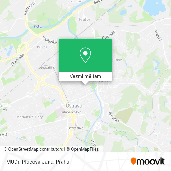 MUDr. Placová Jana mapa