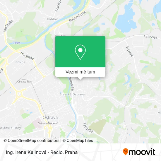 Ing. Irena Kalinová - Recio mapa
