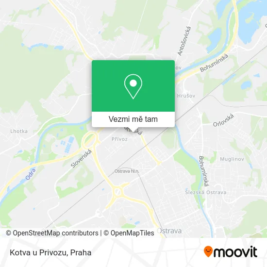 Kotva u Privozu mapa