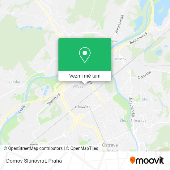 Domov Slunovrat mapa