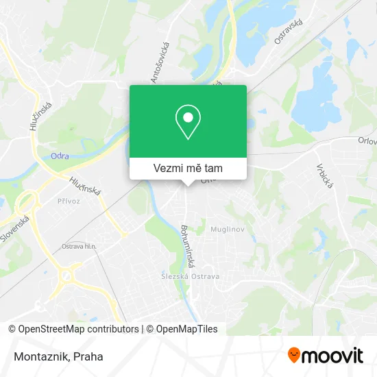 Montaznik mapa