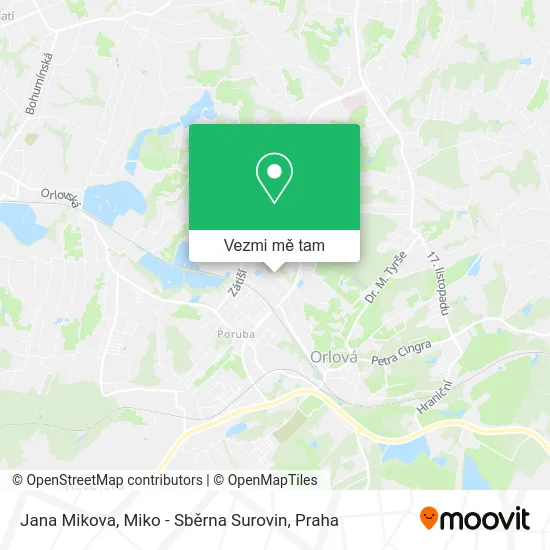 Jana Mikova, Miko - Sběrna Surovin mapa