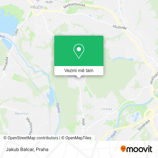 Jakub Balcar mapa