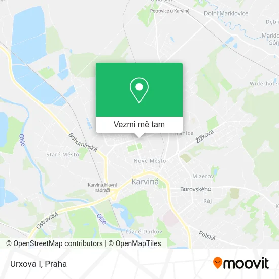 Urxova I mapa