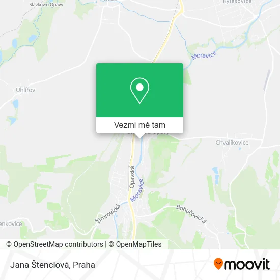 Jana Štenclová mapa